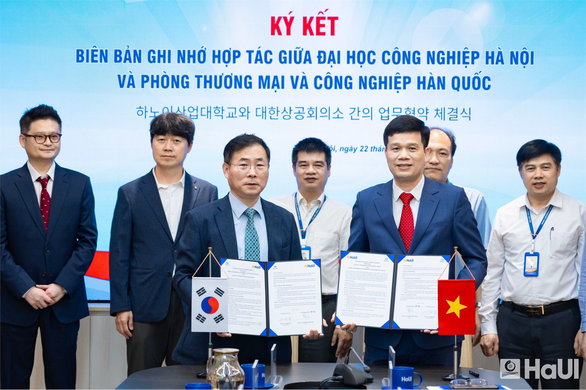 HaUI thắt chặt hợp tác với Phòng Thương mại & Công nghiệp Hàn Quốc (KCCI) mở rộng cơ hội đào tạo, nghiêm cứu với Hàn Quốc