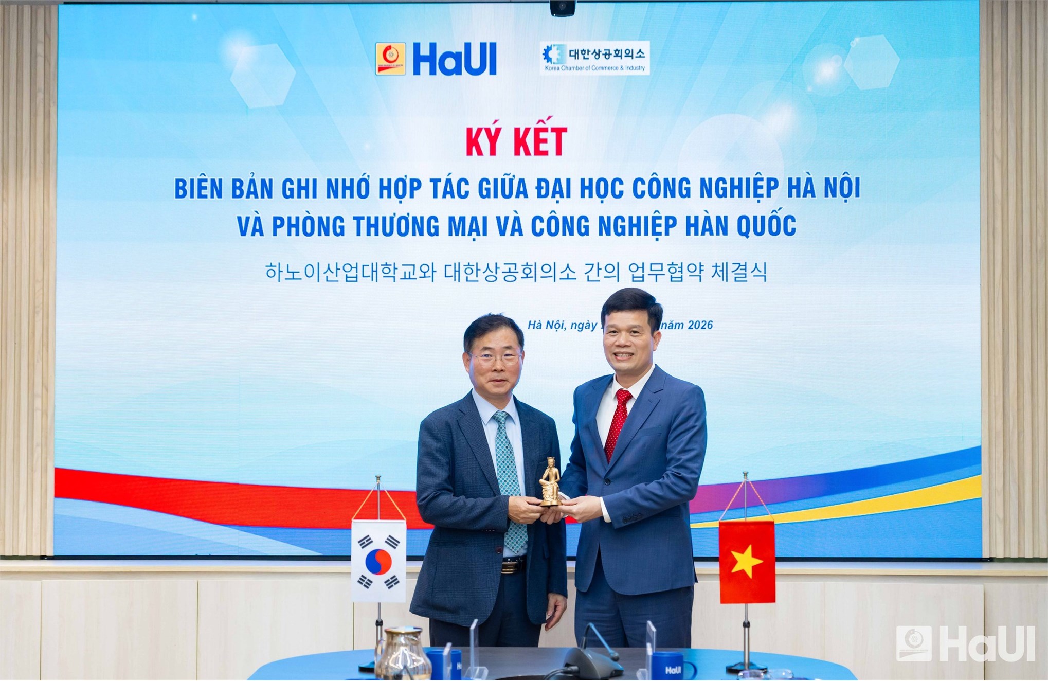 HaUI thắt chặt hợp tác với Phòng Thương mại & Công nghiệp Hàn Quốc (KCCI) mở rộng cơ hội đào tạo, nghiêm cứu với Hàn Quốc