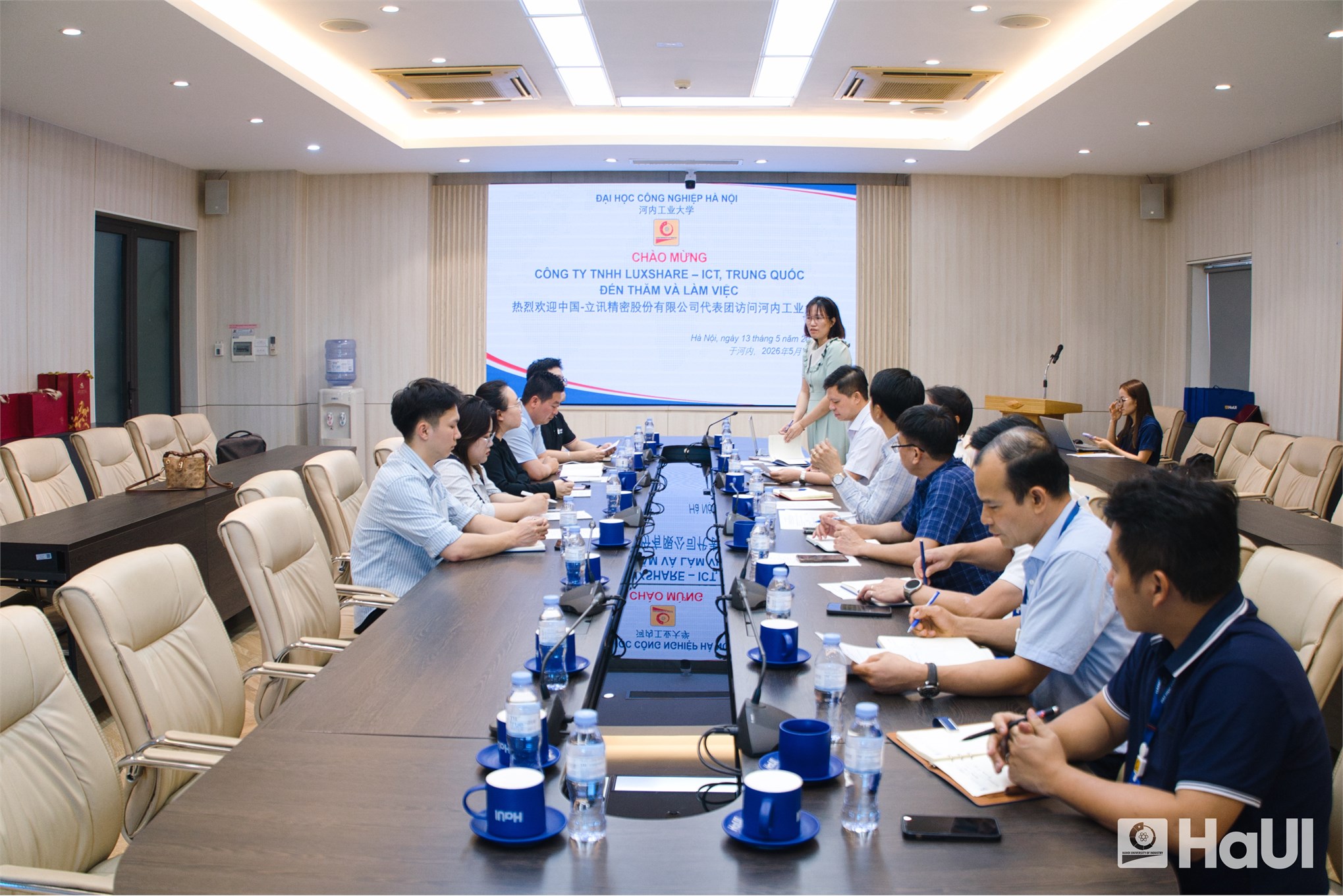 Đại học Công nghiệp Hà Nội tiếp tục hợp tác các lĩnh vực chuyên sâu với Công ty TNHH Luxshare – ICT, Trung Quốc