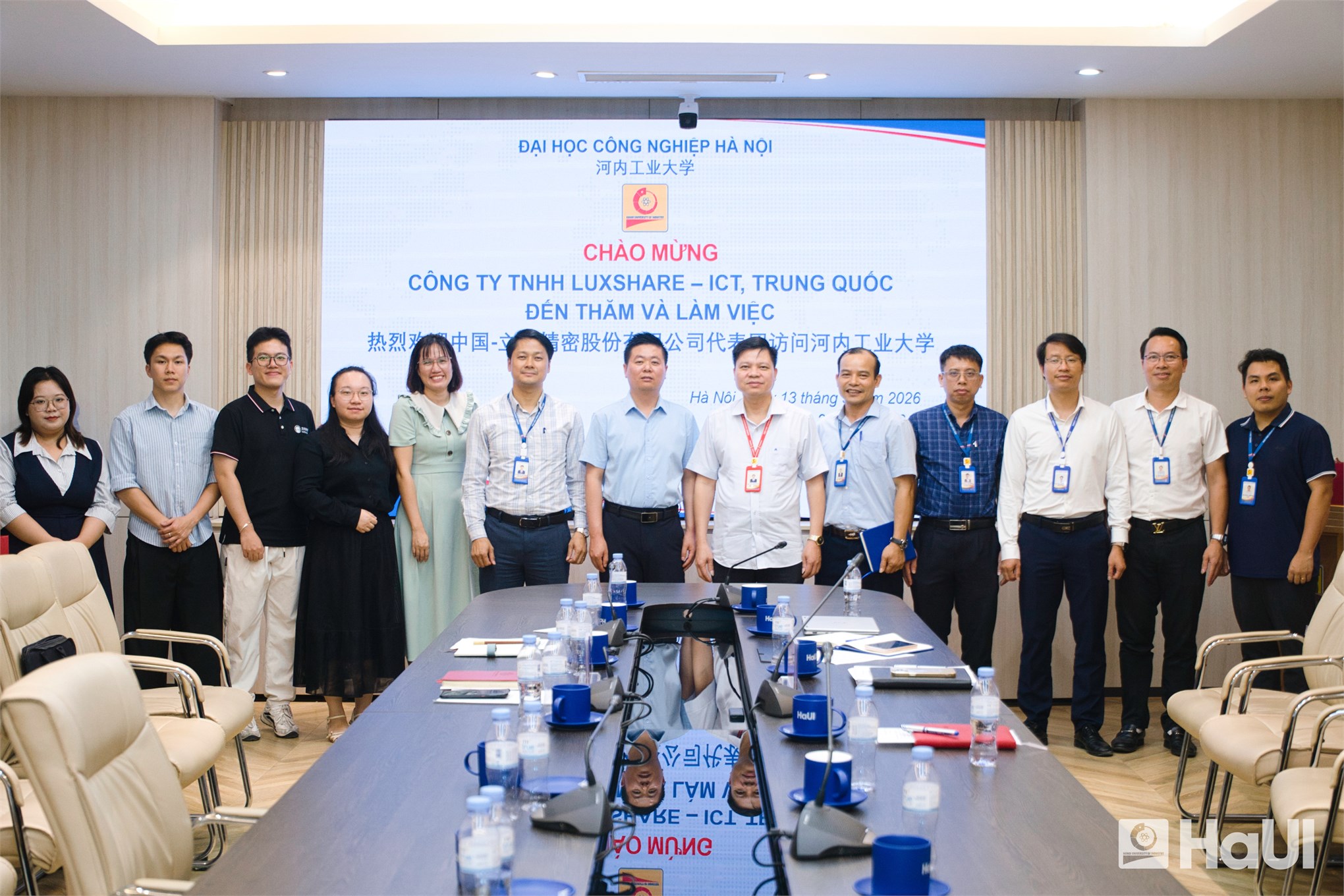 Đại học Công nghiệp Hà Nội tiếp tục hợp tác các lĩnh vực chuyên sâu với Công ty TNHH Luxshare – ICT, Trung Quốc