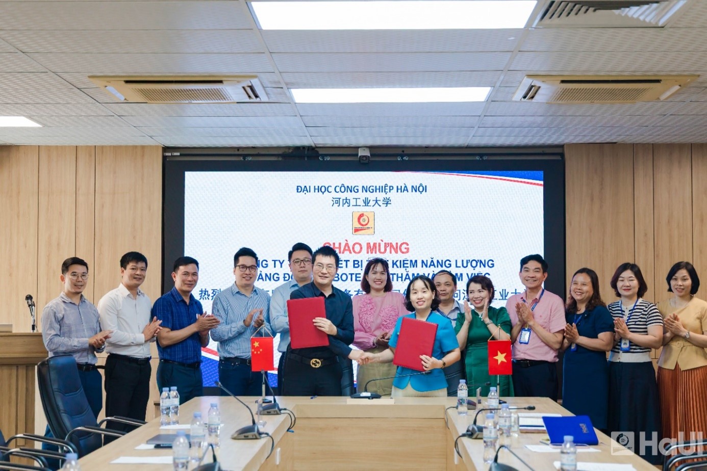 Đón tiếp đoàn cán bộ Công ty TNHH Thiết bị và Tiết kiệm Năng lượng Quảng Đông Aobote
