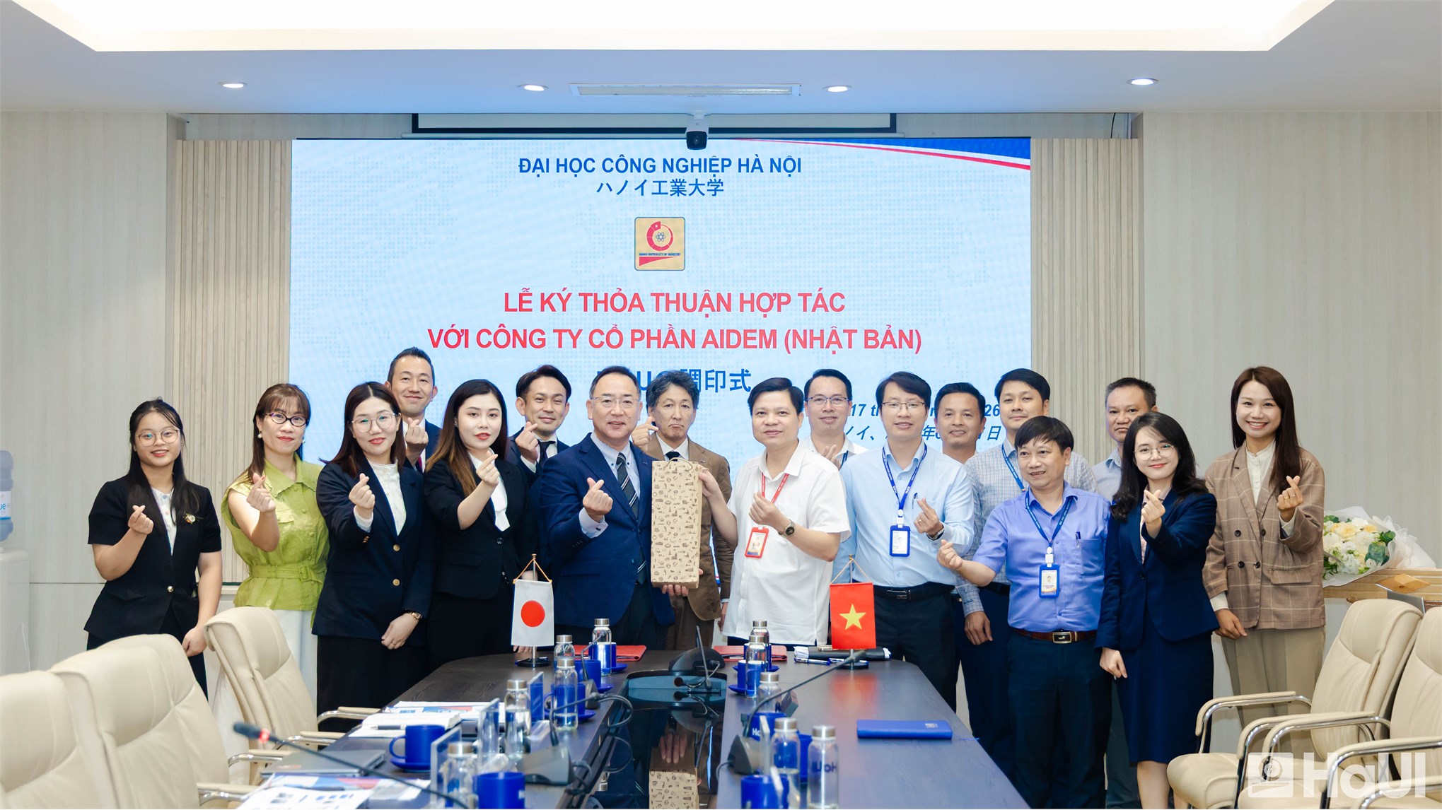 Ký kết thỏa thuận hợp tác giữa Đại học Công nghiệp Hà Nội và Công ty Cổ phần AIDEM (Nhật Bản)