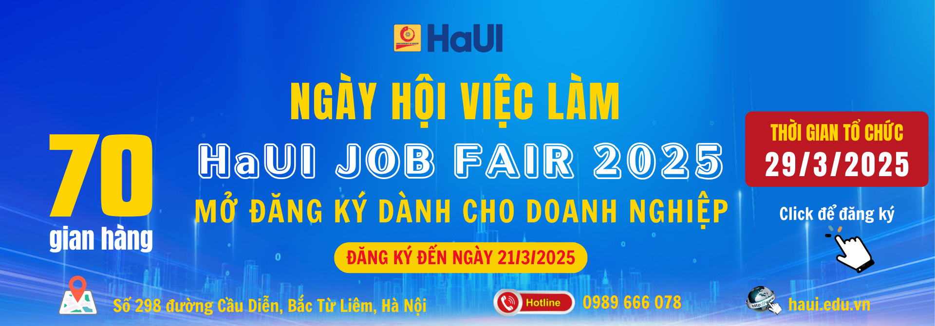 Ngày hội việc làm HaUI 2025