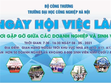 Thông báo tổ chức Ngày hội việc làm 2021