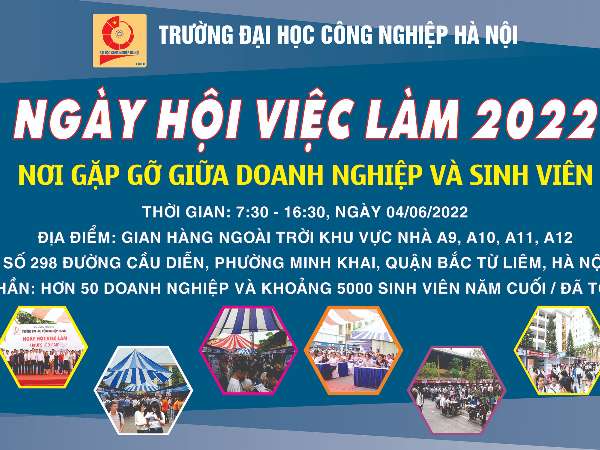 Thông báo tổ chức Ngày hội việc làm 4/6/2022