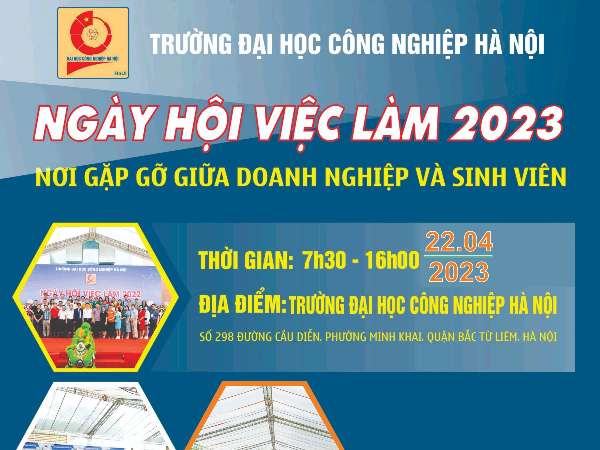 Thông báo tổ chức Ngày hội việc làm 2023 – Thứ 7, ngày 22/04/2023