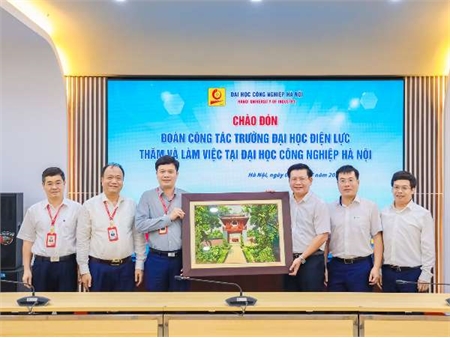 Trường Đại học Công nghiệp Hà Nội đón tiếp Trường Đại học Điện lực