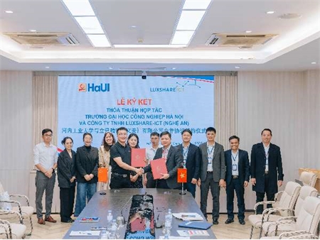 Thắt chặt hợp tác giữa HaUI và Luxshare – ICT (Nghệ An), hướng tới phát triển bền vững