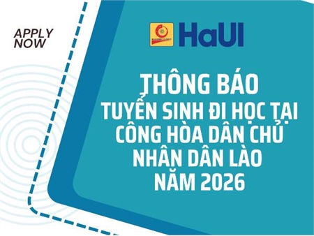 Tuyển sinh đi học tại nước Cộng hòa Dân chủ Nhân dân Lào năm 2026
