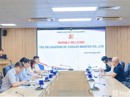 Đại học Công nghiệp Hà Nội mở rộng hợp tác với Tập đoàn Cooler Master trong lĩnh vực công nghệ cao