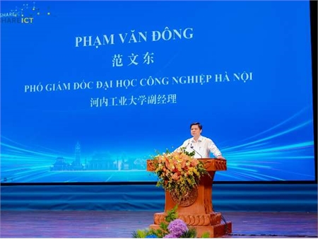 Đại học Công nghiệp Hà Nội tham dự Lễ ra mắt Học viện nghề nghiệp Trung - Việt và Trung tâm Đào tạo kỹ năng nghề Việt Nam