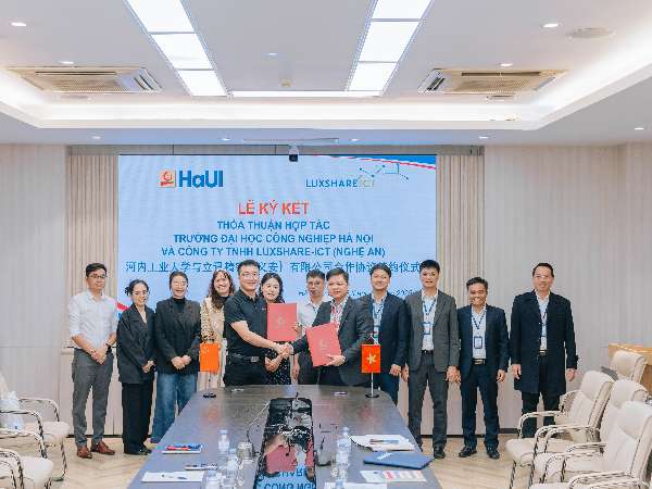 Thắt chặt hợp tác giữa HaUI và Luxshare – ICT (Nghệ An), hướng tới phát triển bền vững