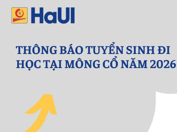 Thông báo tuyển sinh đi học tại Mông Cổ diện hiệp định