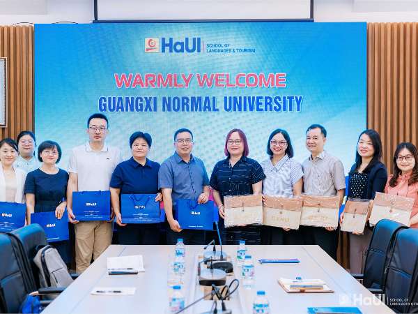 HaUI và Đại học Sư phạm Quảng Tây: Hợp tác phát triển đào tạo ngôn ngữ và du lịch